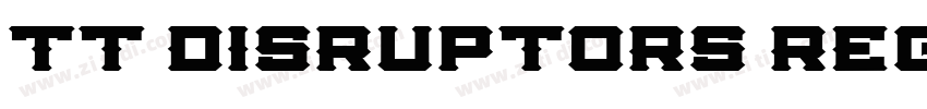 TT Disruptors Regula字体转换
